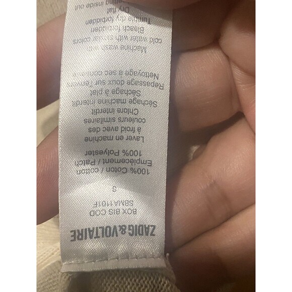 Zadig & Voltaire Skull Sweater Size Small - Picture 6 of 8